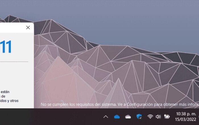 Windows 11 mensaje
