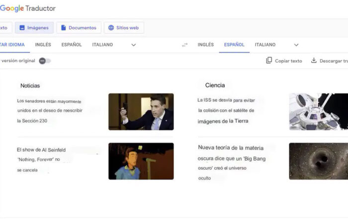 Google translate imagen